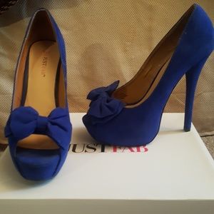 Blue heels